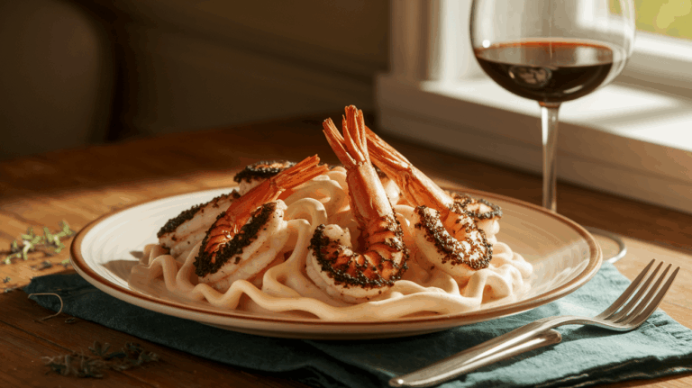 Applebee’s Classic Blackened Shrimp Alfredo – Copycat Recipe
