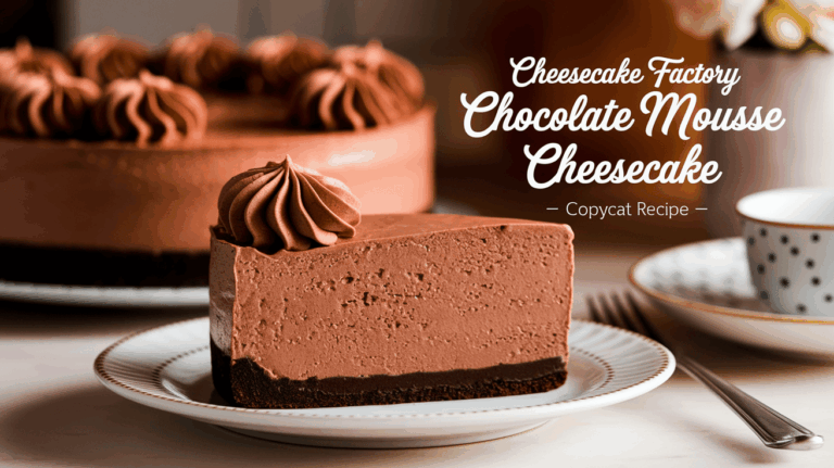 Cheesecake Factory Chocolate Mousse Cheesecake – Copycat Recipe