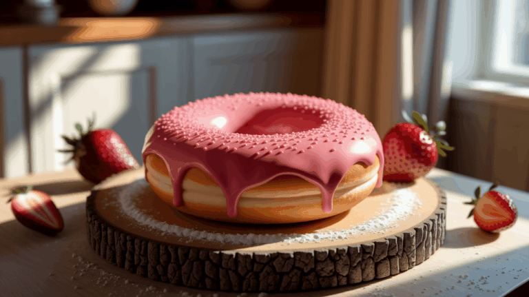 Dunkin Donuts Strawberry Frosted Donut – Copycat Recipe
