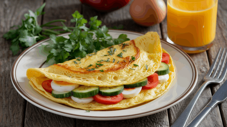 Dunkin Donuts Veggie Egg White Omelet – Copycat Recipe