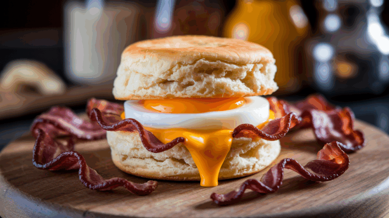 McDonald’s Bacon Egg and Cheese Biscuit – Copycat Recipe