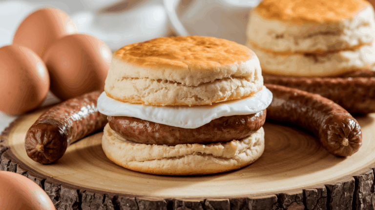 McDonald’s Sausage Biscuit with Egg – Copycat Recipe