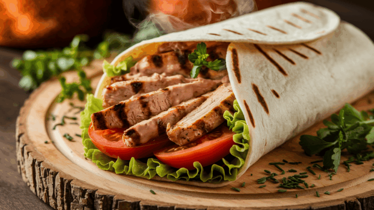 Nando’s Grilled Chicken Wrap – Copycat Recipe