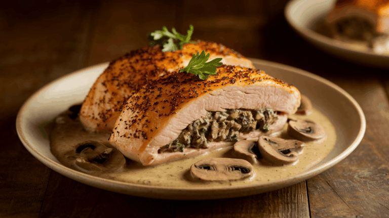 Olive Garden Stuffed Chicken Marsala – Copycat Recipe