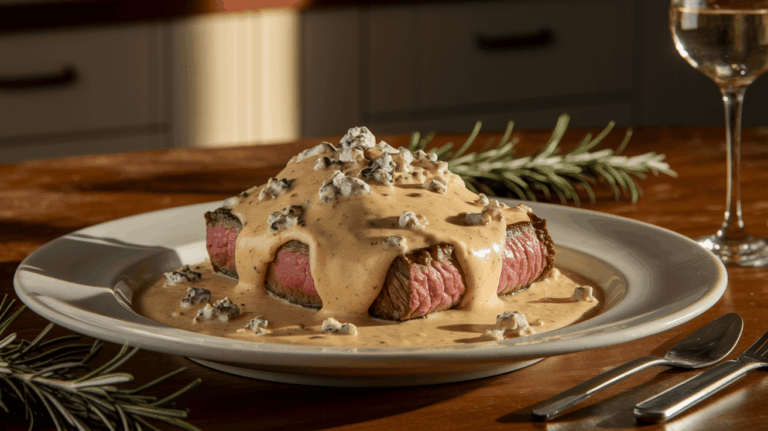 Olive Garden Steak Gorgonzola Alfredo – Copycat Recipe