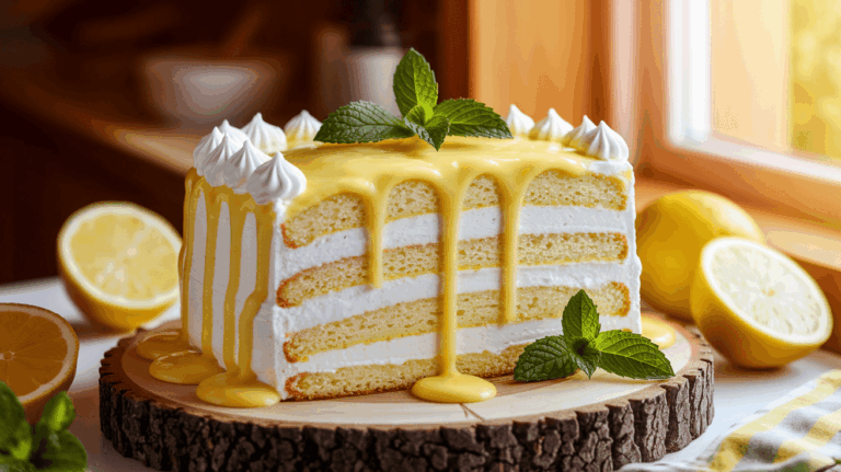 Olive Garden Lemon Cream Cake – Copycat Recipe