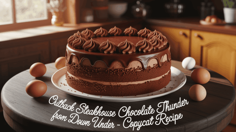 Outback Steakhouse Chocolate Thunder from Down Under – Copycat Recipe