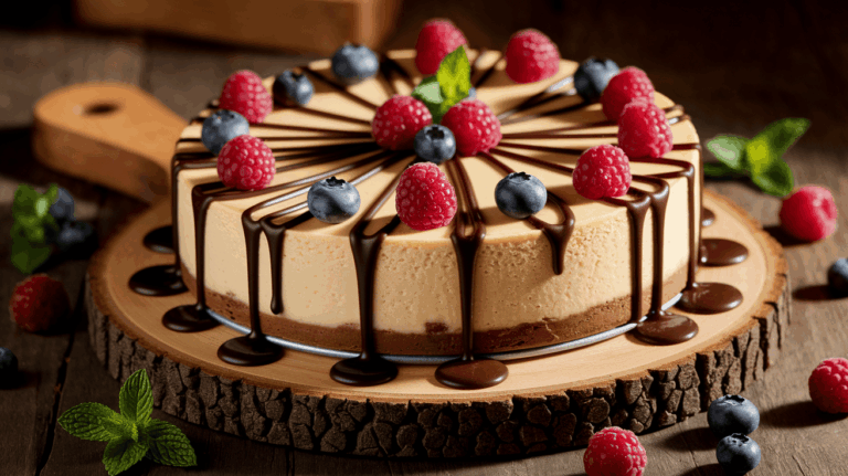 Outback Steakhouse Cheesecake with Chocolate Sauce – Copycat Recipe