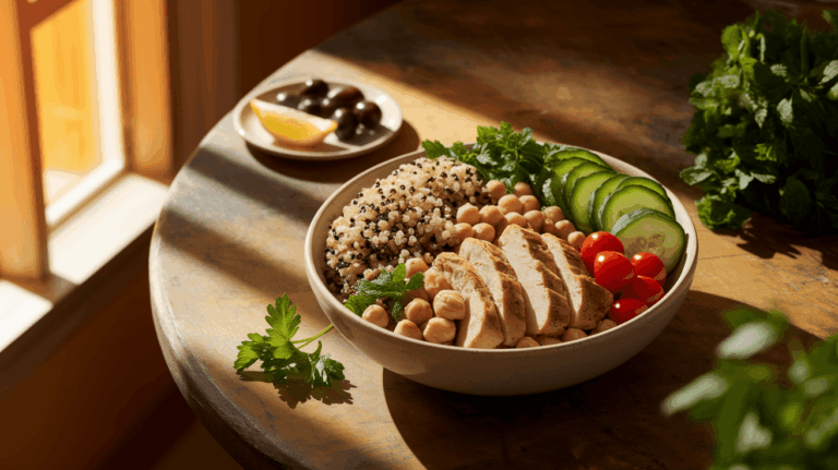 Panera Bread Mediterranean Grain Bowl with Chicken – Copycat Recipe