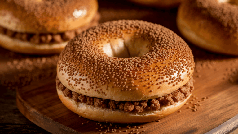 Panera Bread Cinnamon Crunch Bagel – Copycat Recipe