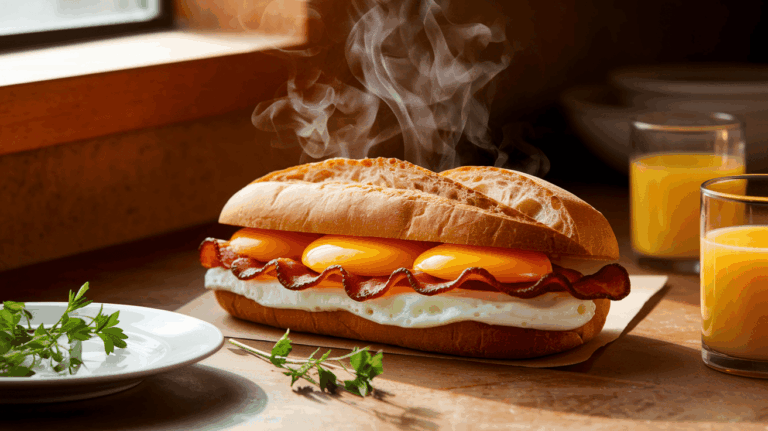 Panera Bread Bacon Egg and Cheese on Ciabatta – Copycat Recipe