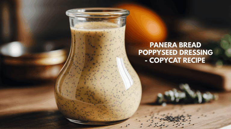 Panera Bread Poppyseed Dressing – Copycat Recipe