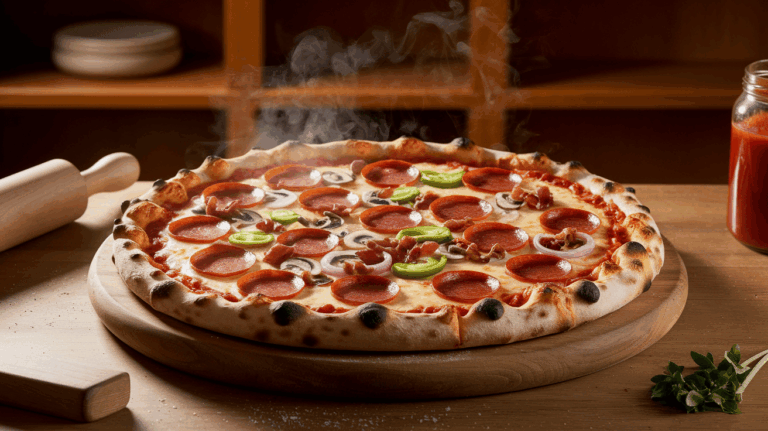 Papa John’s The Works Pizza – Copycat Recipe