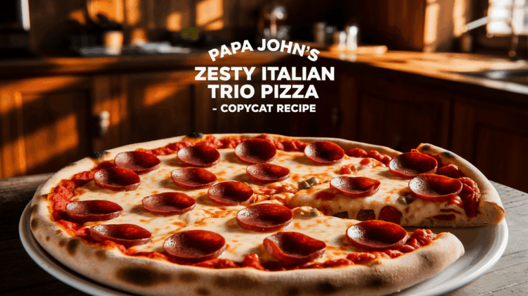 Papa John’s Zesty Italian Trio Pizza – Copycat Recipe