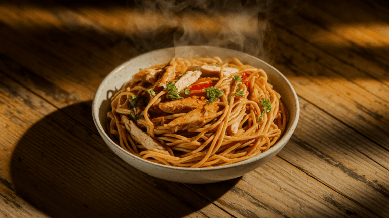 P.F. Chang’s Lo Mein Noodles with Chicken – Copycat Recipe