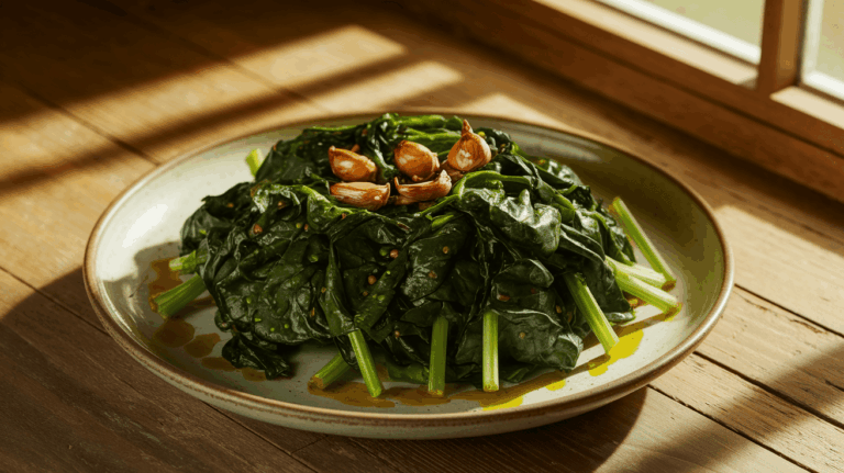 P.F. Chang’s Wok-Seared Spinach with Garlic – Copycat Recipe