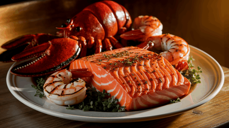 Red Lobster Wood-Grilled Lobster, Shrimp and Salmon – Copycat Recipe