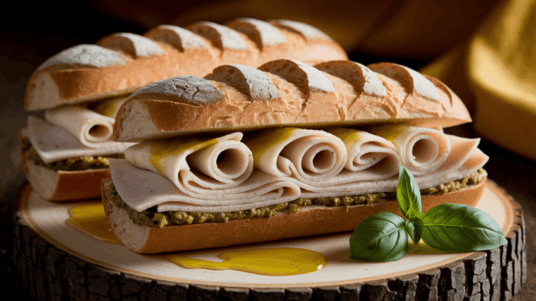 Starbucks Turkey, Provolone & Pesto on Ciabatta – Copycat Recipe
