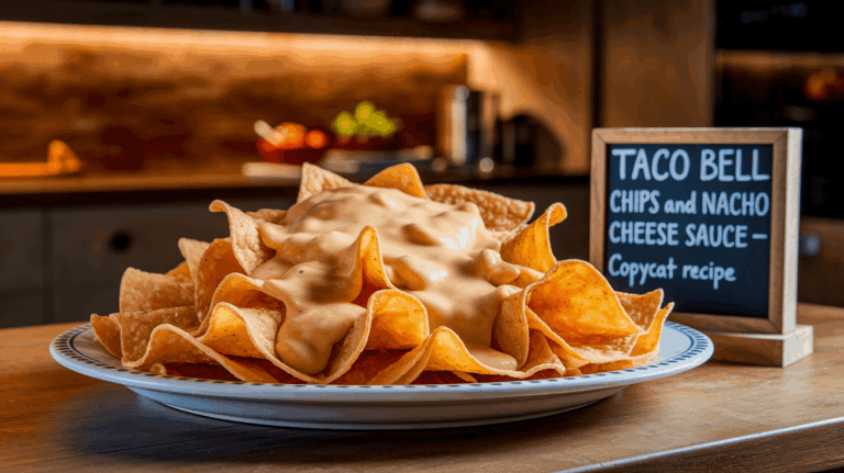 Taco Bell Chips and Nacho Cheese Sauce – Copycat Recipe