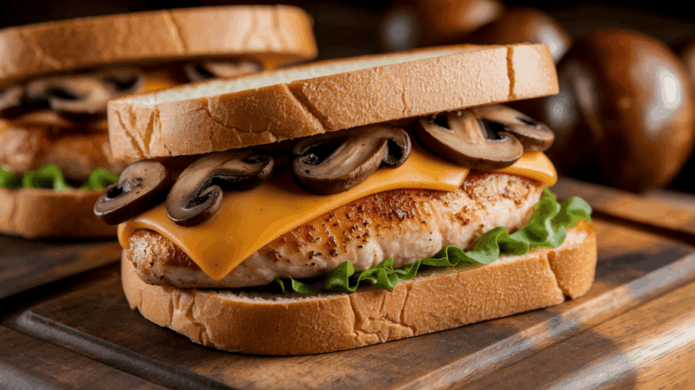 Texas Roadhouse Mushroom Jack Chicken Sandwich – Copycat Recipe